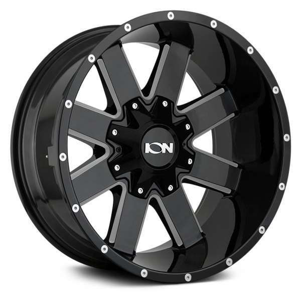 ION ALLOY® - 141 Gloss Black with Milled Spokes