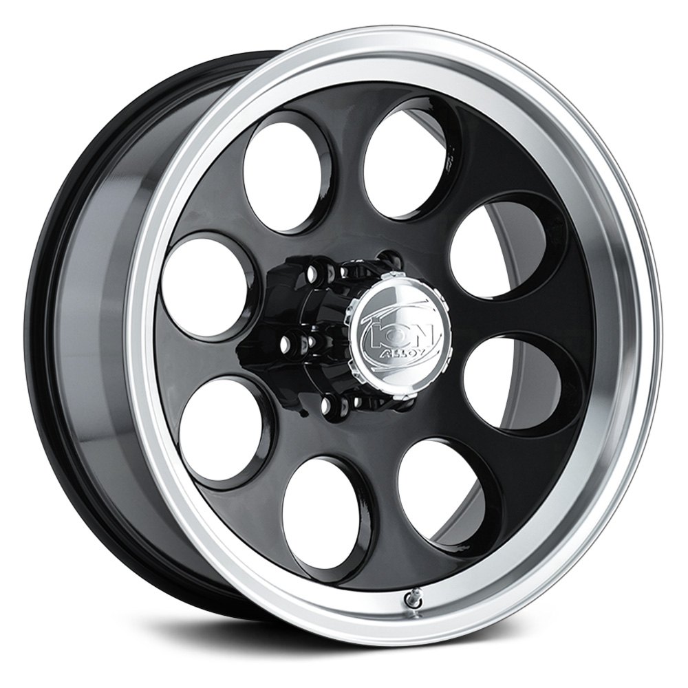 ION ALLOY® 171 Wheels Black with Machined Lip Rims