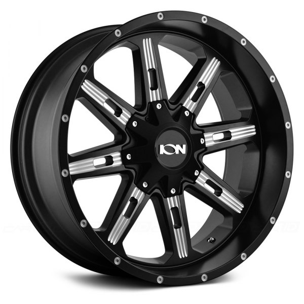 ION ALLOY® - 184 Satin Black with Milled Spokes