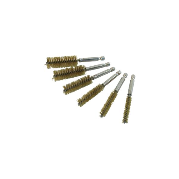 IPA® - 6-piece Brass Twisted Wire Bore Brush Set