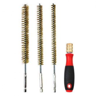 20PC STAINLESS STEEL, NYLON, & BRASS ENGINE BLOCK CLEANING BRUSH