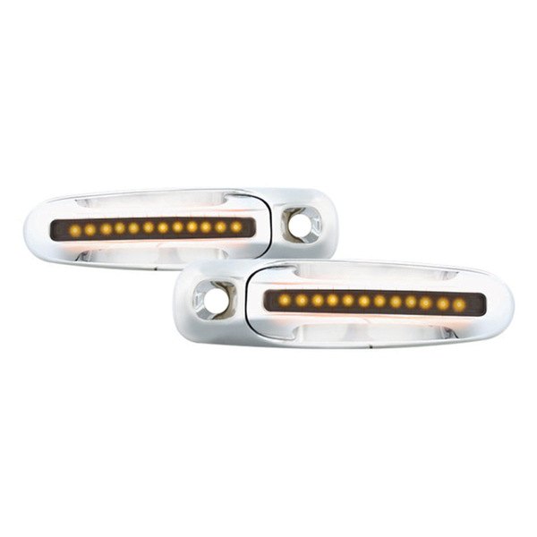 IPCW® - Front Chrome Door Handles with Amber LEDs