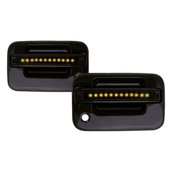 IPCW® - Front Black Door Handles with Amber LEDs