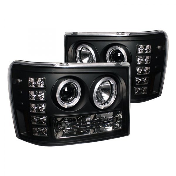 IPCW® - Black Halo Projector Headlights with LED DRL