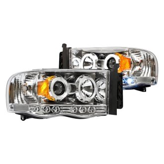 IPCW® CWS-408C2 - Chrome Halo Projector Headlights with Parking LEDs