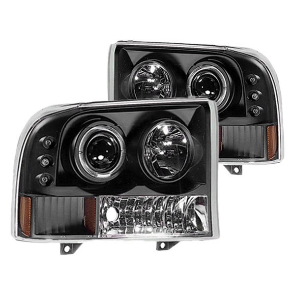 IPCW® - Black Halo Projector Headlights with Parking LEDs