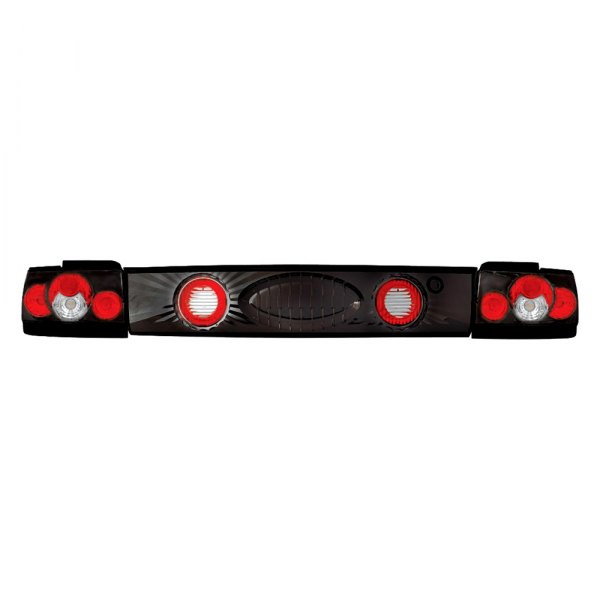 IPCW® - Bermuda Black/Red Euro Tail and Trunk Lights, Toyota Corolla