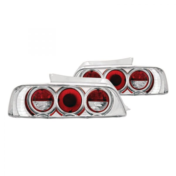 IPCW® - Chrome/Red Euro Tail Lights, Honda Prelude