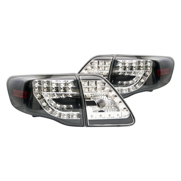 IPCW® - Bermuda Black LED Tail Lights, Toyota Corolla