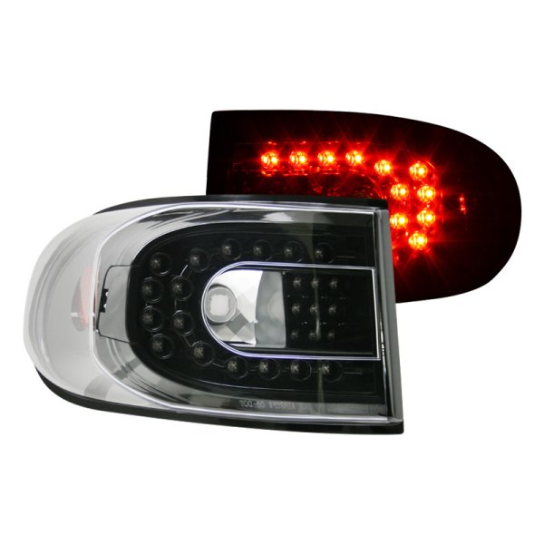 IPCW® - Bermuda Black LED Tail Lights, Toyota FJ Cruiser