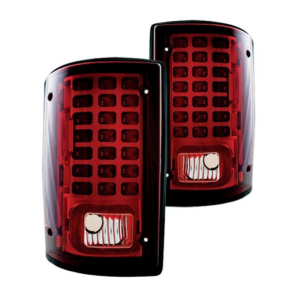IPCW® - Chrome/Ruby Red LED Tail Lights