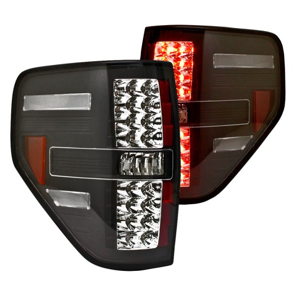 IPCW® - Bermuda Black LED Tail Lights, Ford F-150