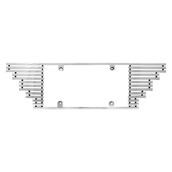 IPCW® - Billet Style License Plate Frame with Stepped Edges