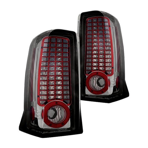 Pair IPCW LEDT-305C Crystal Clear LED Tail Lamp 