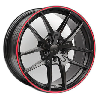 IPW® - W301 Satin Black with Red Lip