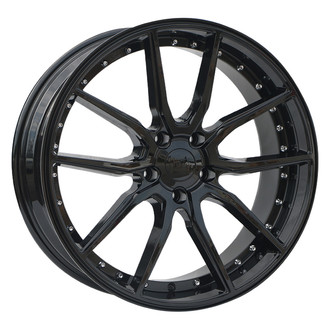 IPW® - W512 Gloss Black and Silver Rivet