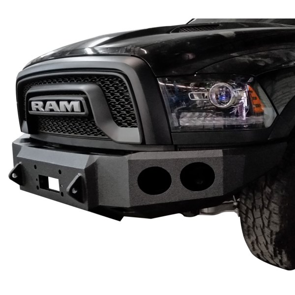 Iron Bull Bumpers® - Full Width Front HD Black Bumper 