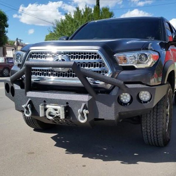 Iron Bull Bumpers® - Full Width Front HD Black Bumper 