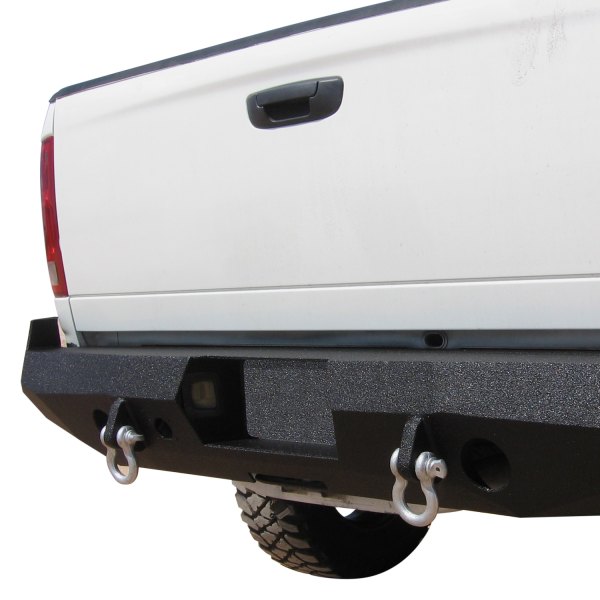 Iron Bull Bumpers® - Full Width Rear HD Black Bumper 