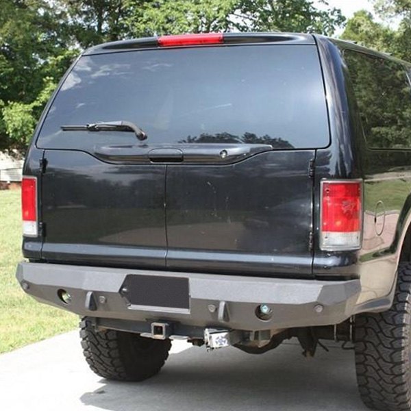 Iron Bull Bumpers® - Full Width Rear HD Black Bumper 