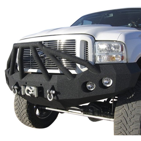 Iron Bull Bumpers® - Full Width Front HD Black Bumper 