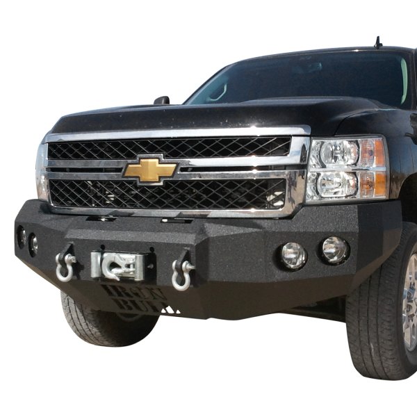 Iron Bull Bumpers® - Full Width Front HD Black Bumper 