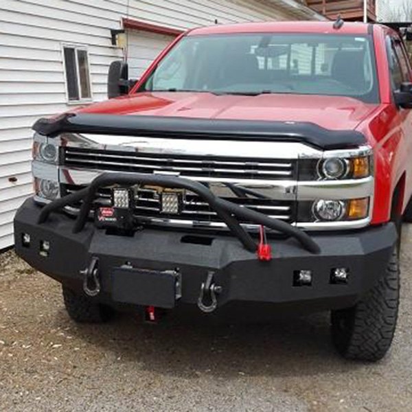 Iron Bull Bumpers® - Chevy Silverado 2500 2016 Full Width Black Front ...