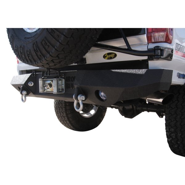 Iron Bull Bumpers® - Full Width Rear HD Black Bumper 