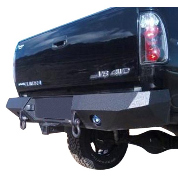Iron Bull Bumpers® - Full Width Rear HD Black Bumper 