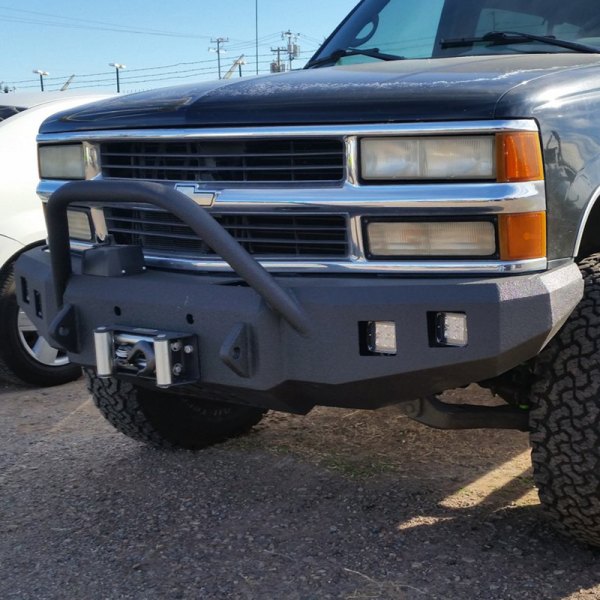 Iron Bull Bumpers® - Full Width Front HD Black Bumper 