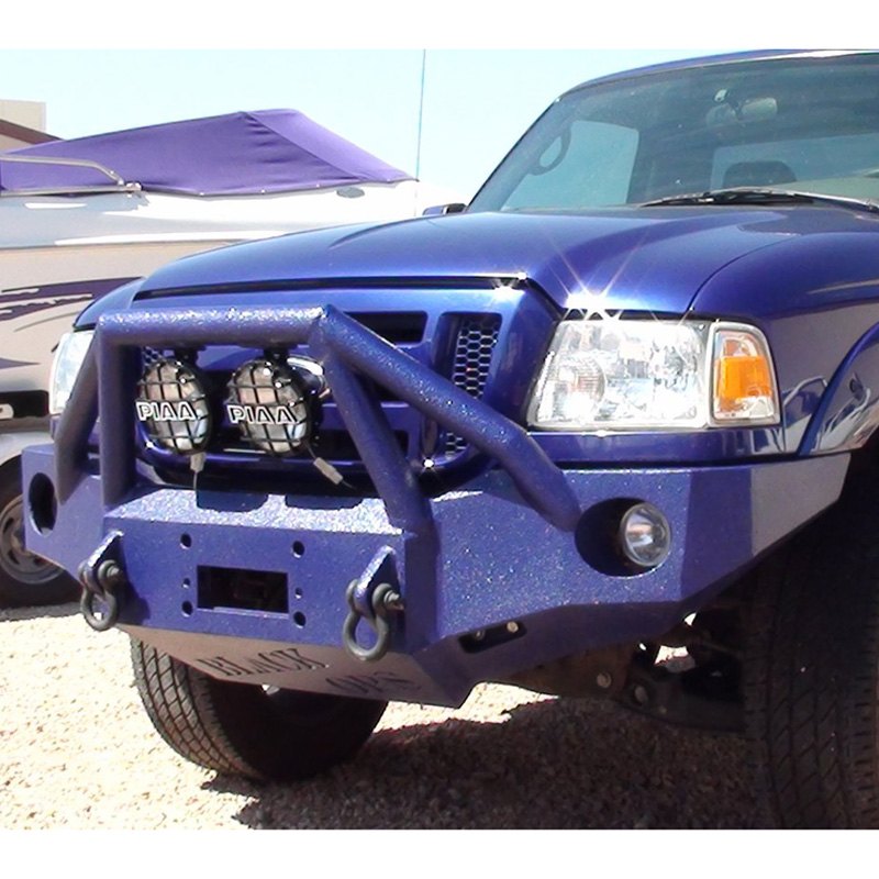 Iron Bull Bumpers® Ford Ranger 1998 Full Width Black Front Winch HD