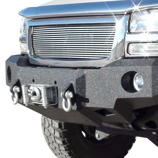 Iron Bull Bumpers® - Full Width Front HD Black Bumper 