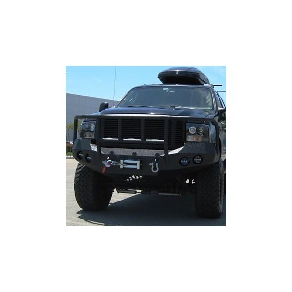 Iron Bull Bumpers® - Full Width Front HD Black Bumper 