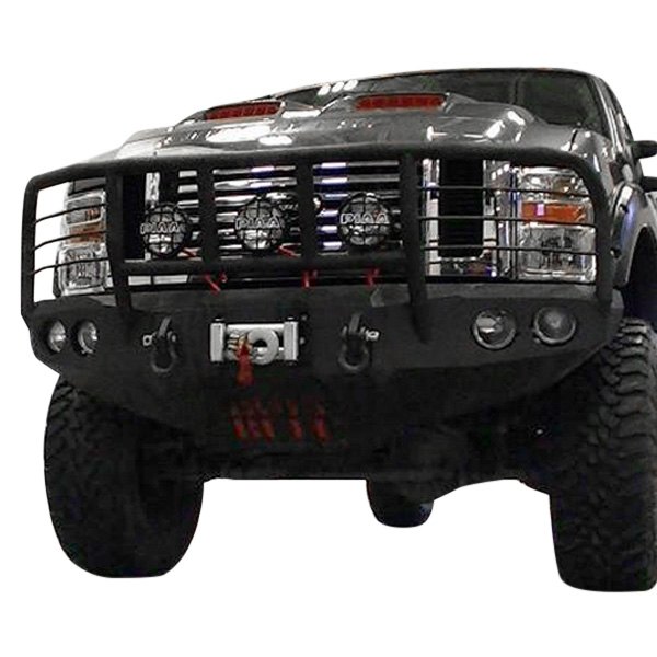 Iron Bull Bumpers® Nissan Titan Xd 2016 Full Width Black Front Winch