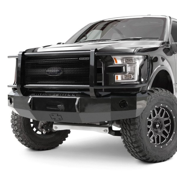 Iron Cross® - Heavy Duty Series Full Width Front HD Matte Black Bumper