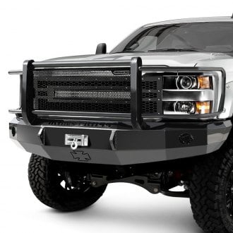 Iron Cross® - HD Series Full Width Front HD Winch Bumper with Brush Guard