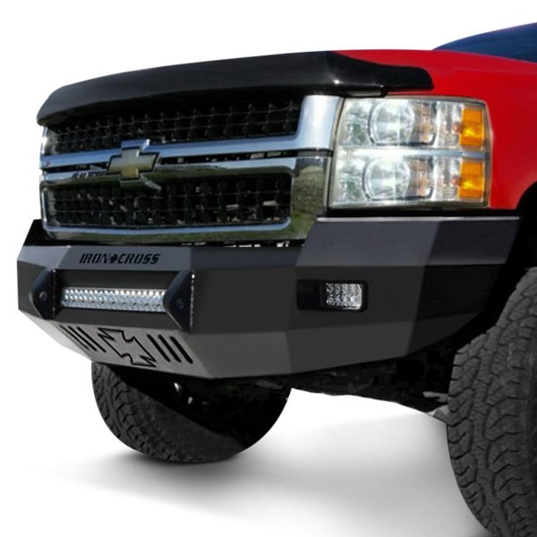 Iron Cross® - Low Profile Series Full Width Front HD Gloss Black Bumper