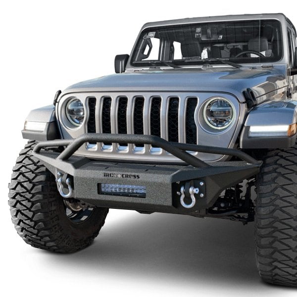 Iron Cross® - Full Width Front HD Matte Black Bumper