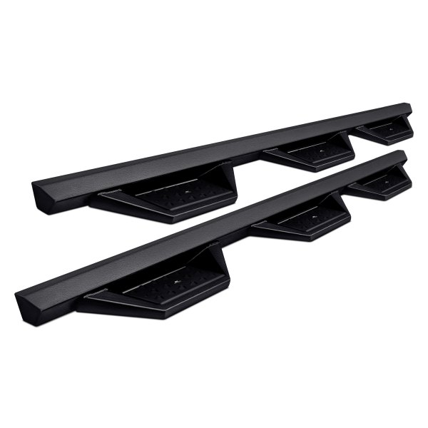 Iron Cross® - 4" HD Series Wheel-to-Wheel Black Side Steps