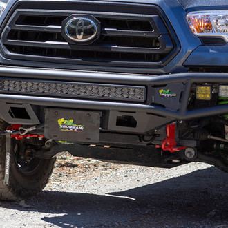 Ironman 4x4® - Raid Full Width Black Powder Coated Front Winch Pre-Runner Bumper