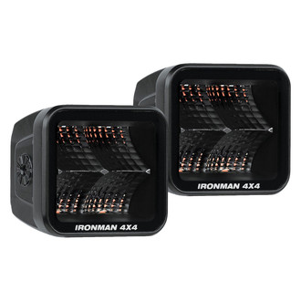 Ironman 4x4 ® - 2.8" 20W Cube Flood Beam Red LED Light Kit