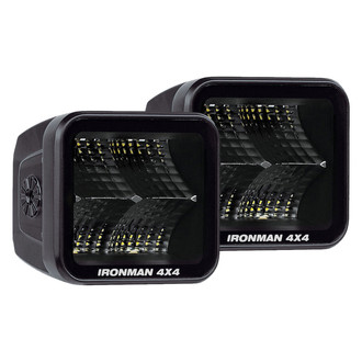 Ironman 4x4 ® - 3.2" 40W Cube Flood Beam LED Light Kit