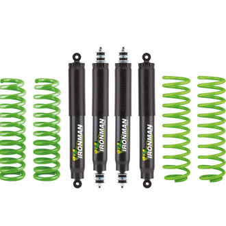 Ironman 4x4® JEEP030ABKP1 - 2" Foam Cell Pro Stage 1 Front and Rear Suspension Lift Kit