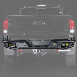 Ironman 4x4® - Raid Full Width Black Powder Coated Rear Pre-Runner Bumper