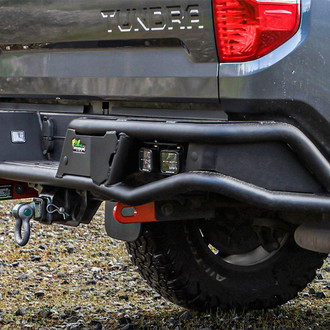 Ironman 4x4® - Raid Full Width Black Powder Coated Rear Pre-Runner Bumper