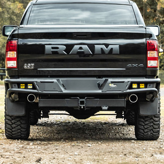 Ironman 4x4® - Raid Full Width Black Powder Coated Rear Pre-Runner Bumper