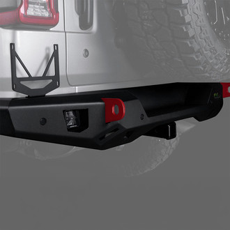 Ironman 4x4® - Raid Full Width Black Powder Coated Rear Pre-Runner Bumper
