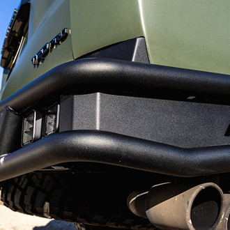 Ironman 4x4® - Raid Full Width Black Powder Coated Rear Pre-Runner Bumper