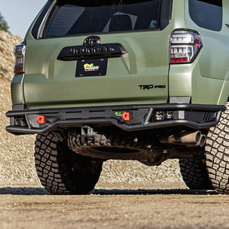 Ironman 4x4® - Raid Full Width Black Powder Coated Rear Pre-Runner Bumper