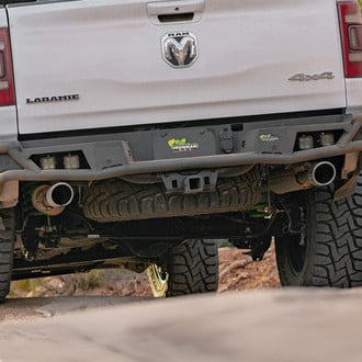 Ironman 4x4® - Raid Full Width Black Powder Coated Rear Pre-Runner Bumper